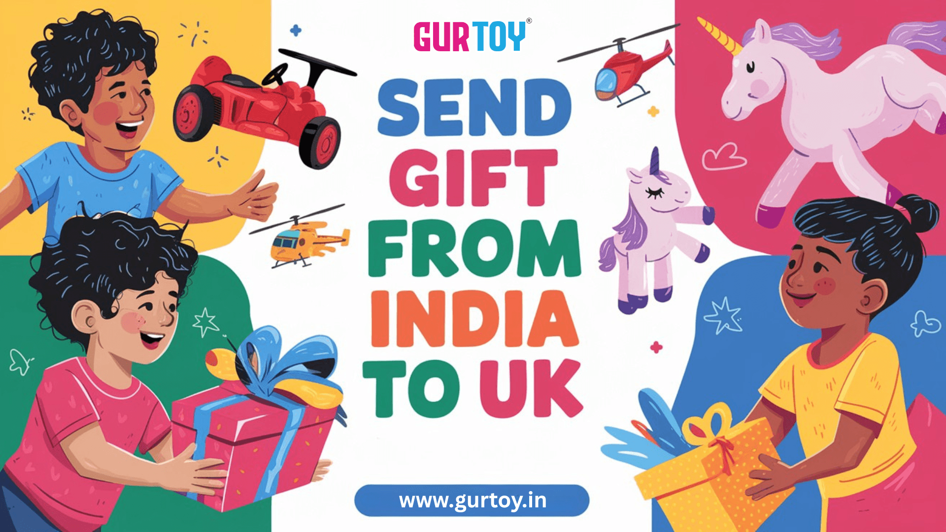 Send Gift from INDIA to UK