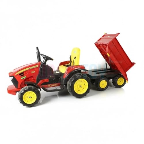 John Deree Tractor with Trolly – Battery-Powered Ride-On for Kids