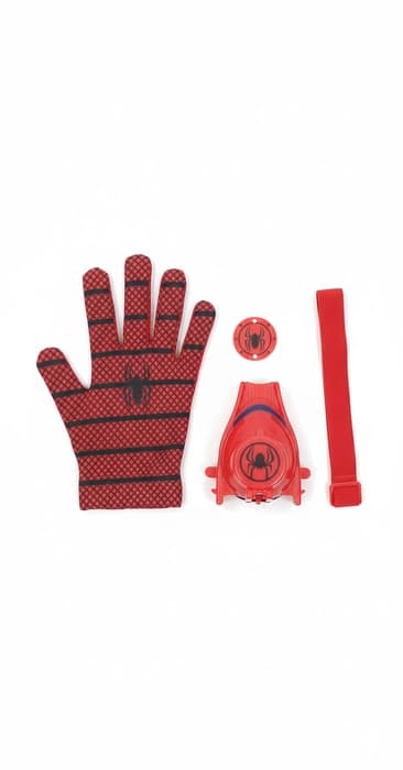GURTOY® Spider-Man Hand Cuff Web Shooter Toy with Glove – Superhero Role Play Shooting Toy for Kids