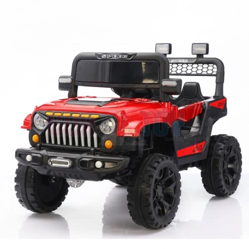 GURTOY® 4x4 Electric Ride-On Jeep for Kids | Dual Seat Battery Operated Toy Car