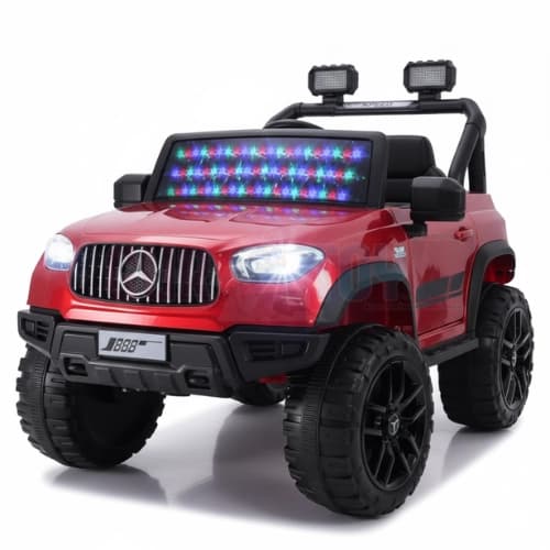 Gurtoy® Battery Operated Ride-on Jeep for Kids with Remote Control & Music