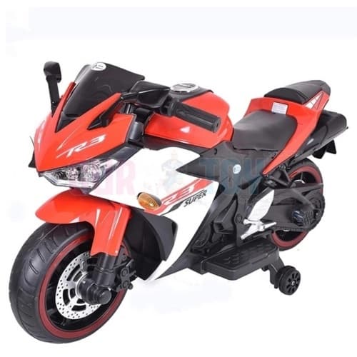 GURTOY® Kids R3 Super Electric Ride-On Sports Bike – 12V Battery-Powered Motorcycle