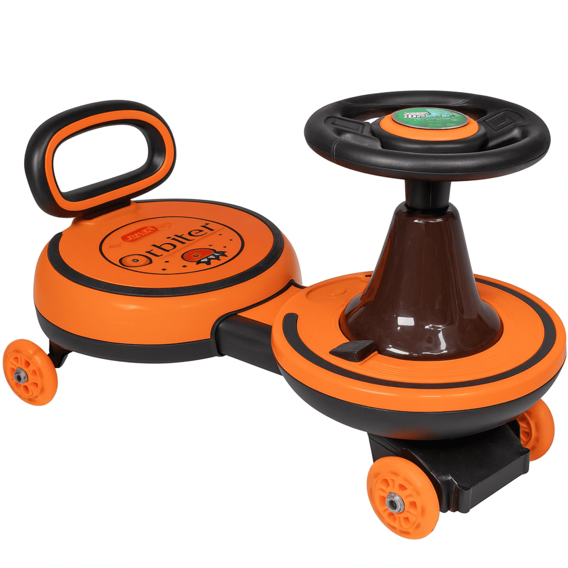 GURTOY® Kids Ride-On Twist Car for Toddlers – Swivel Push Ride Vehicle with Steering Wheel, Smooth Wheels & 360° Rotation | Indoor Outdoor Self-Propelled Wiggle Swing Car for Boys & Girls