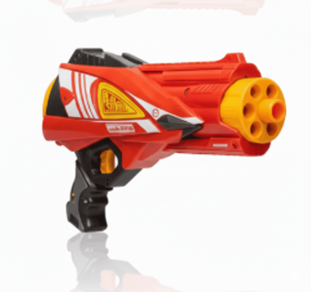 GURTOY® Blaze Storm Manual Soft Bullet Gun with 20 Safe Soft Bullets – Action Toy for Kids