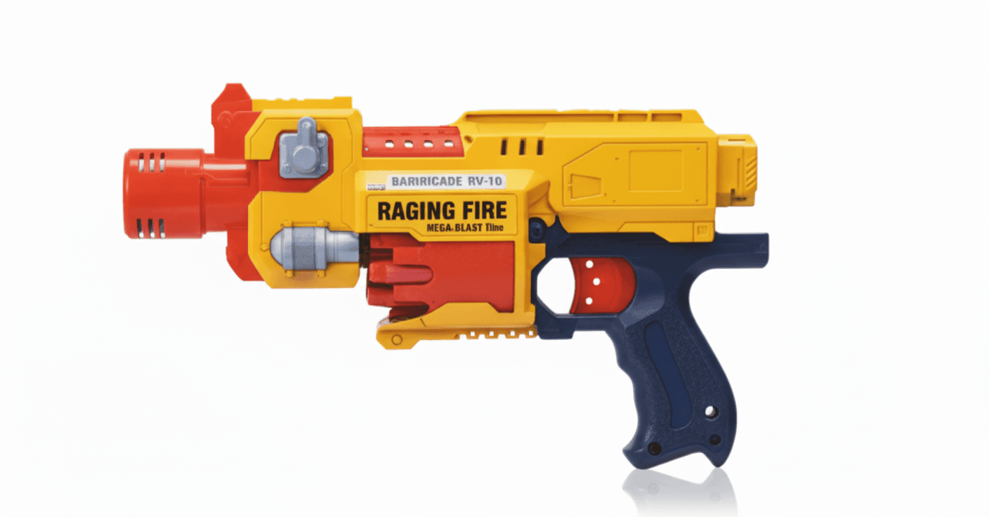 GURTOY® Blaze Storm RV-10 Raging Fire Soft Bullet Gun - Mega-Blast Blaster