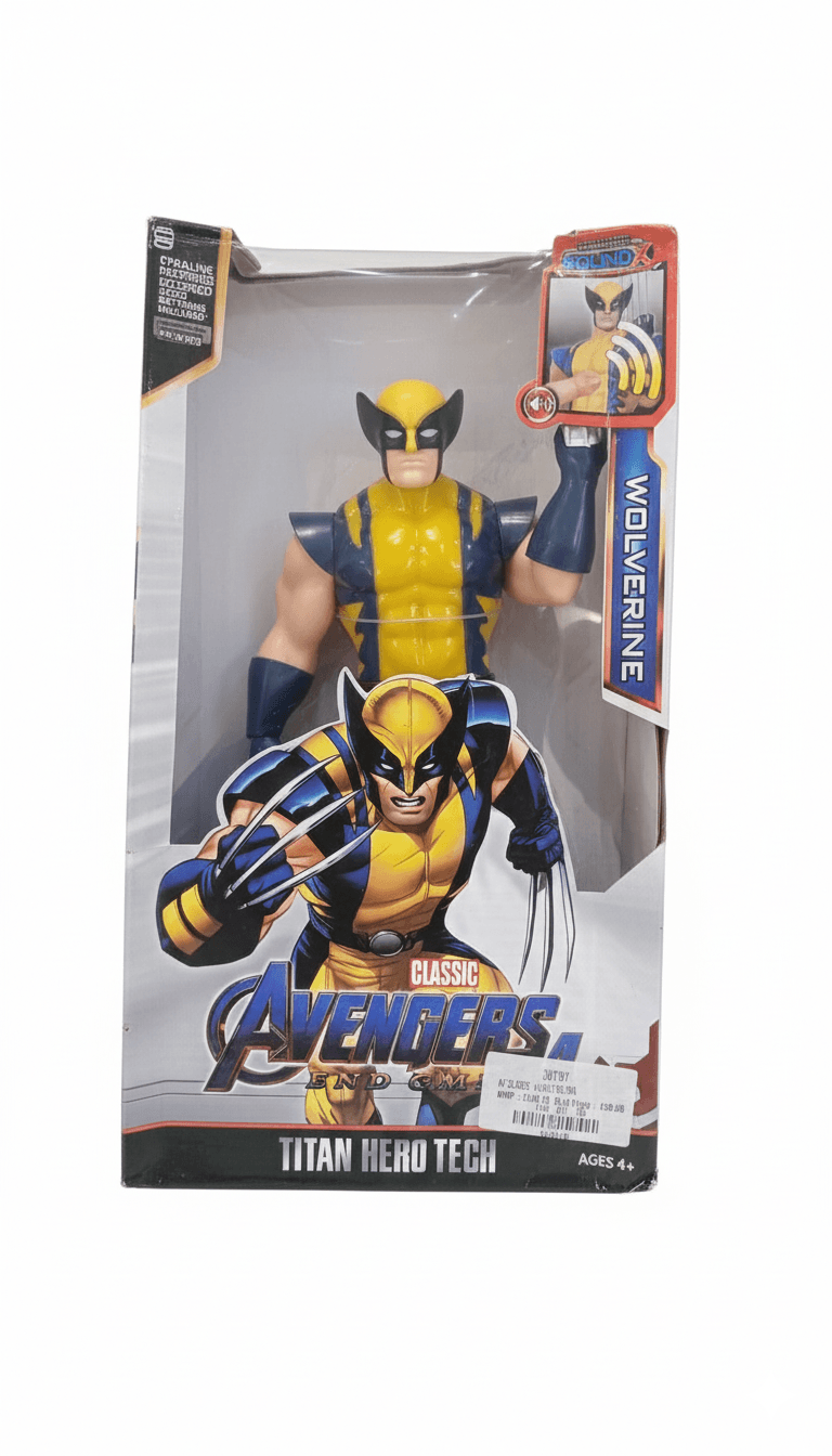 GURTOY® Marvel Classic Avengers Wolverine Titan Hero Tech Action Figure with Sound - Unleash the Hero!