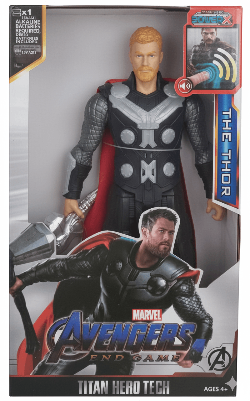 GURTOY® Marvel Avengers Endgame Thor Titan Hero Tech Action Figure with Power FX Sounds