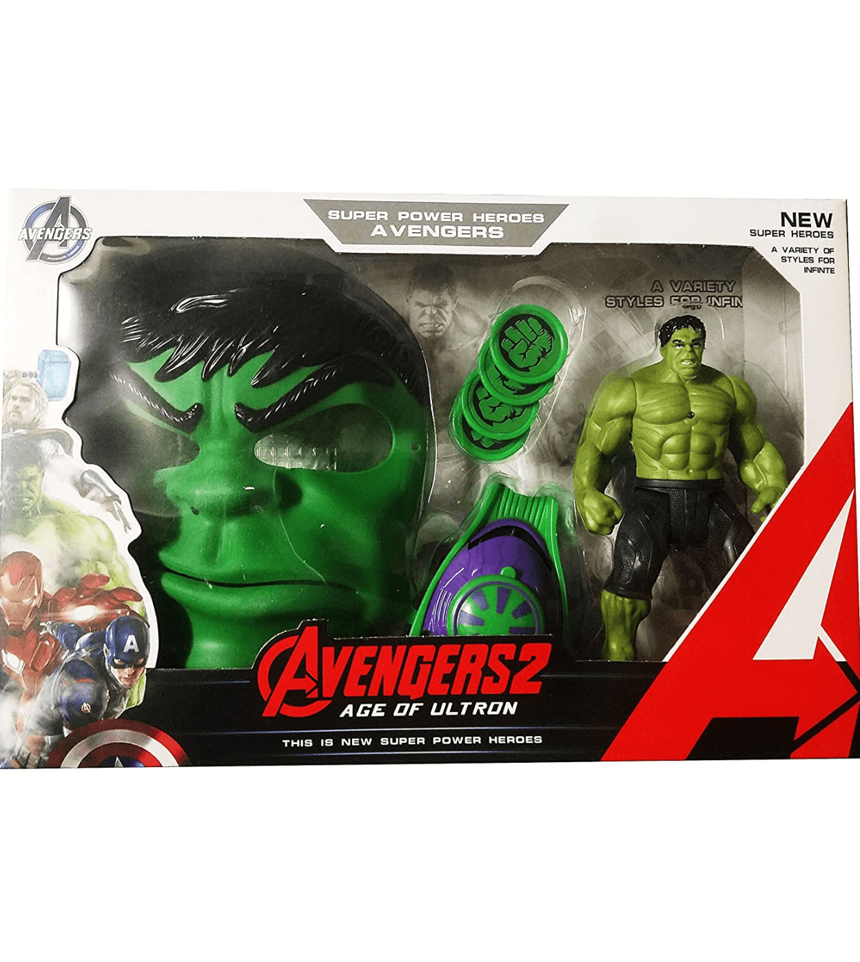 GURTOY® Avengers Hulk 3-in-1 Super Hero Playset