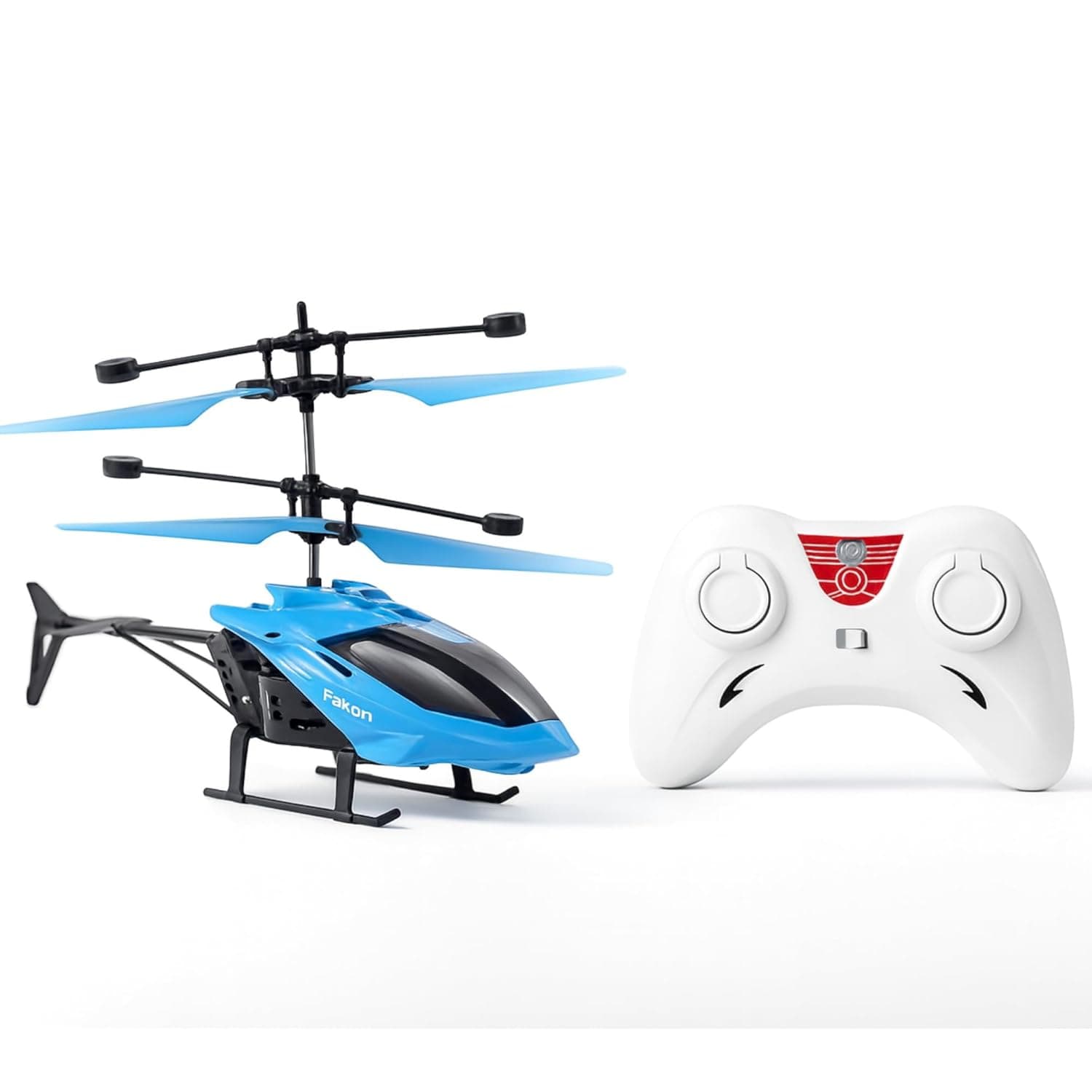 GURTOY® Remote Control Helicopter Toy for Kids – Mini RC Dual-Blade Aircraft with Controller, Rechargeable Flying Helicopter with Stable Flight