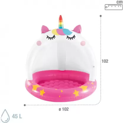 GURTOY® Magical Sunshade Unicorn Pool - Cool Summer Fun for Kids