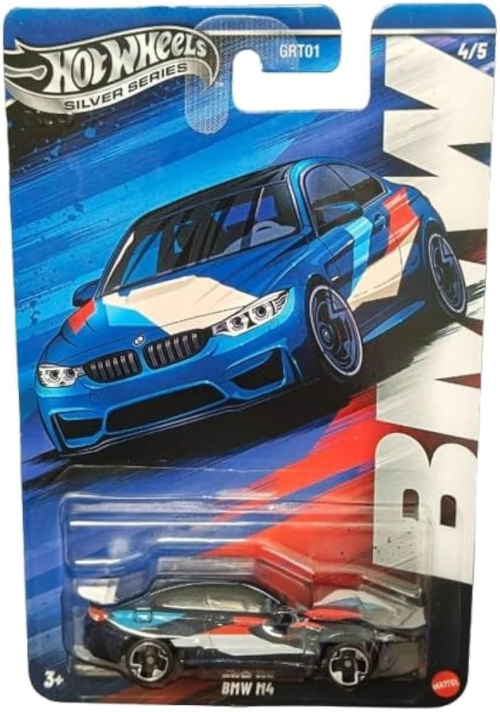 GURTOY BMW M4 Die-Cast Car 1:64 Scale | Silver Series 3+Years