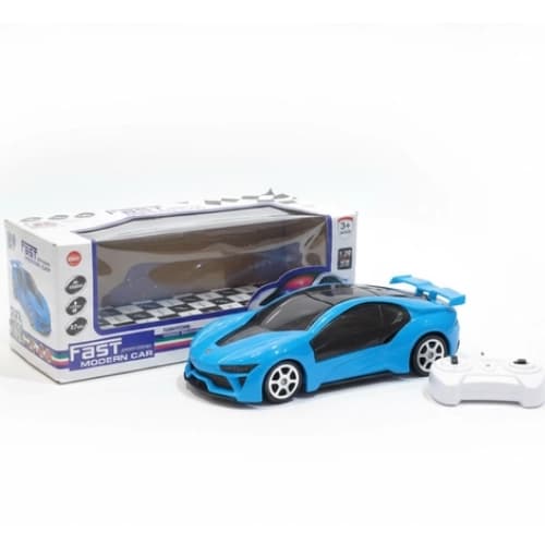GURTOY® Turbo Speed Blue Remote Control Sports Car for Kids - Thrilling Fun!