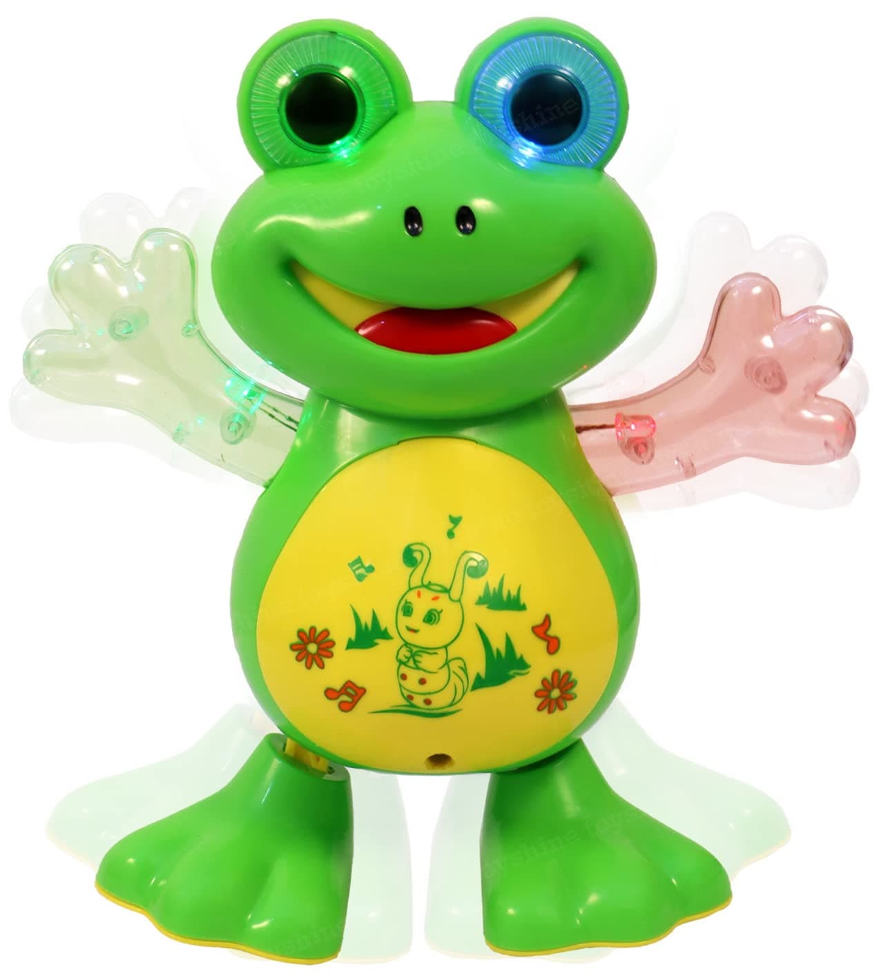 GURTOY®Toyshine Musical and Dancing Frog Toy with Lights, Dancing Walking Toys