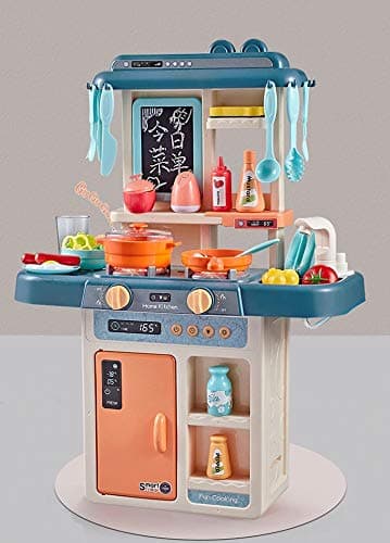 GURTOY® Kids Kitchen Set Toy with Lights & Accessories – Pretend Play Cooking Set for Kids