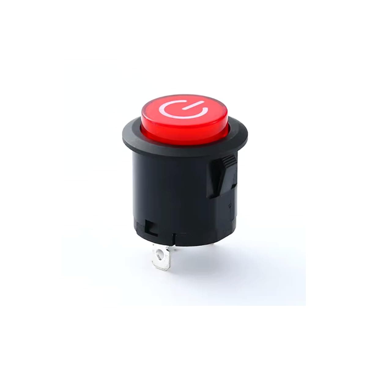 GURTOY® 22MM Illuminated LED SPST ON/OFF Push Button Switch (Red)