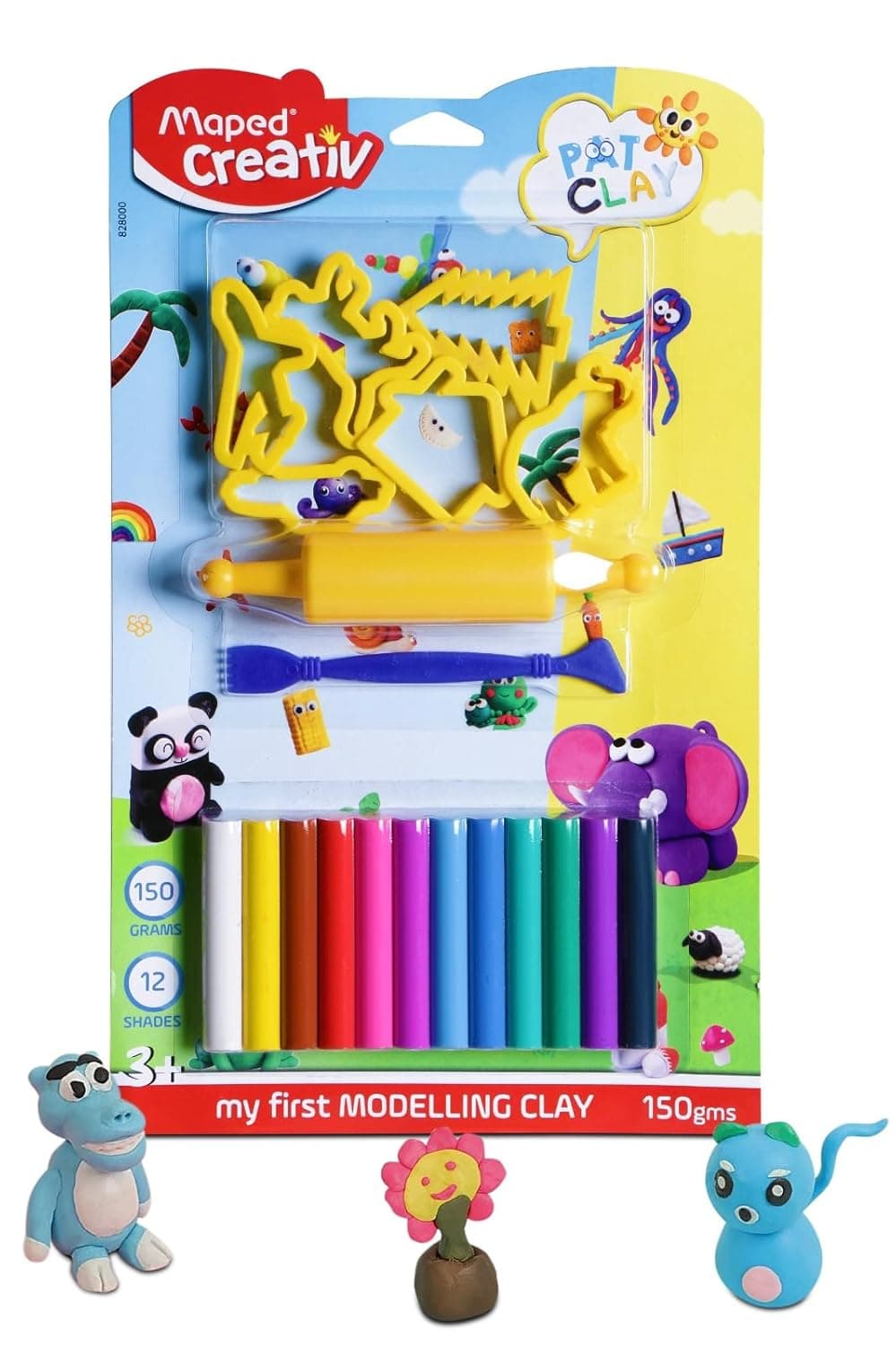 GURTOY® Kids Modelling Clay Set (8 Colors, 100g)