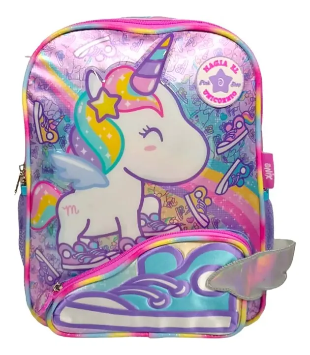 GURTOY® Unicorn School Bag for Kids | Cute Rainbow Backpack for Girls Nursery to Class 2