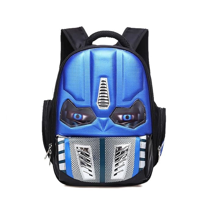 GURTOY® Transformer Robot School Bag for Kids | Lightweight Cartoon Backpack for Boys & Girls