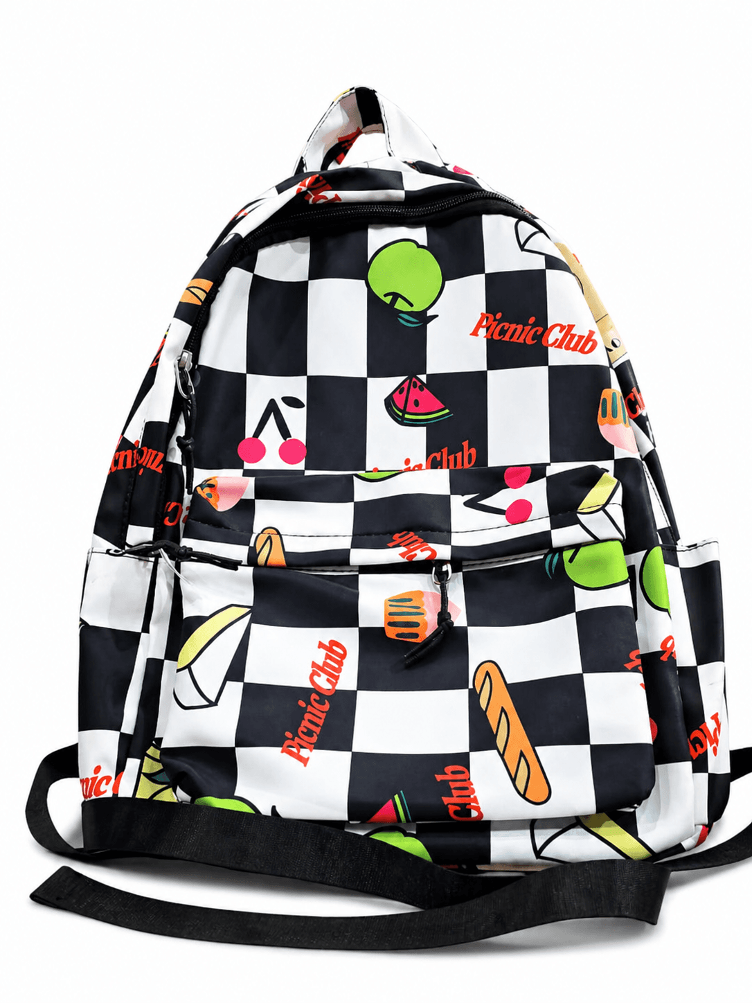 GURTOY® Picnic Club Printed Kids Backpack | Stylish School Bag for Kids (Age 1–5 Years)