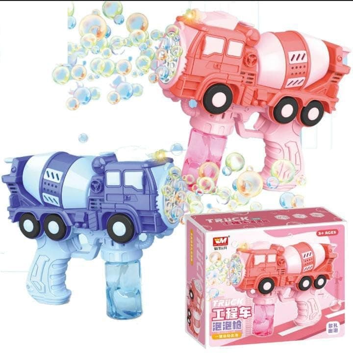 GURTOY® Electric Bubble Gun Truck Toy for Kids with Lights & Music – Automatic Bubble Maker