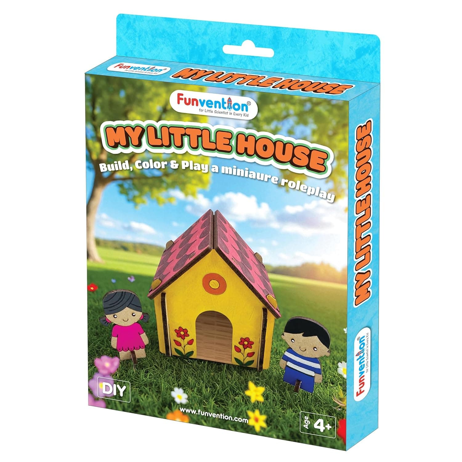 GURTOY® My Little House DIY Wooden Craft Kit for Kids