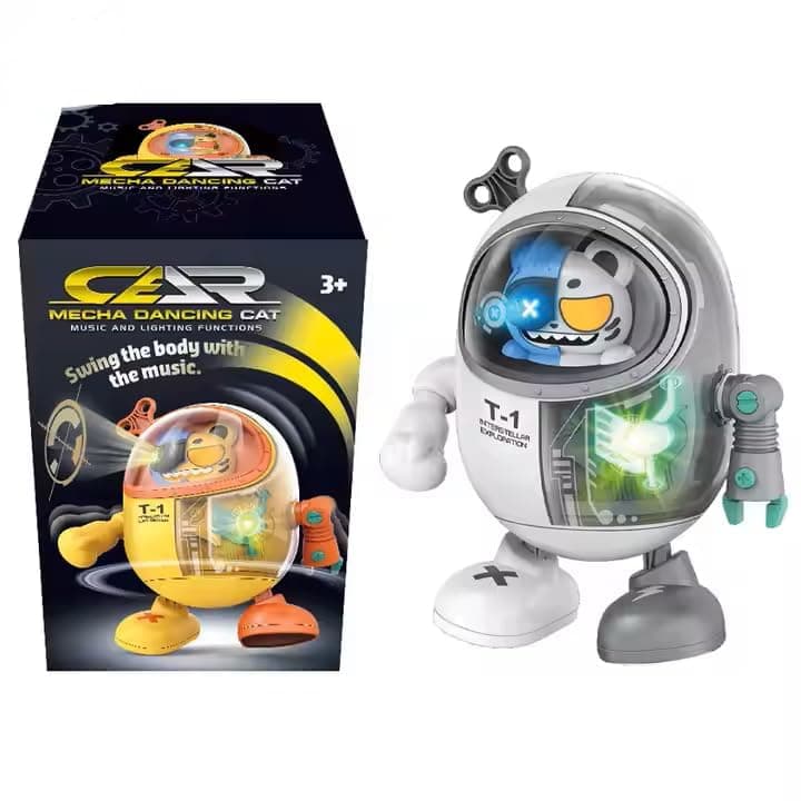 GURTOY® Space Explorer Robot Toy for Kids – Musical Walking Astronaut Robot with Lights