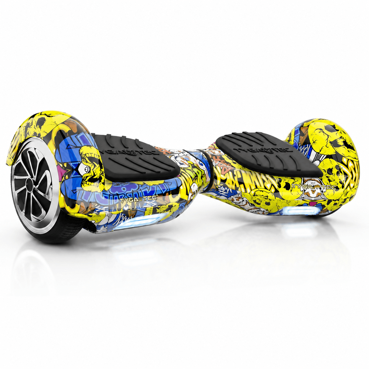 GURTOY® Bluetooth Hoverboard for Kids with LED Lights & App Control | Self-Balancing Smart Scooter