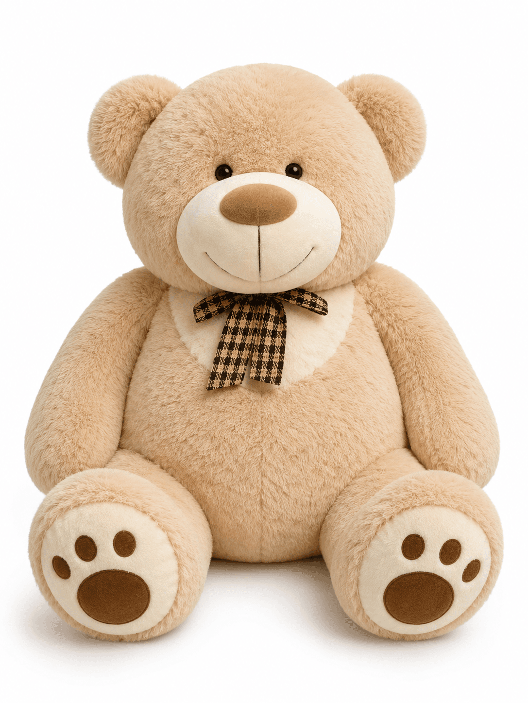 GURTOY® Giant Soft Teddy Bear for Kids – Premium Plush Hugging Teddy Toy (Beige)