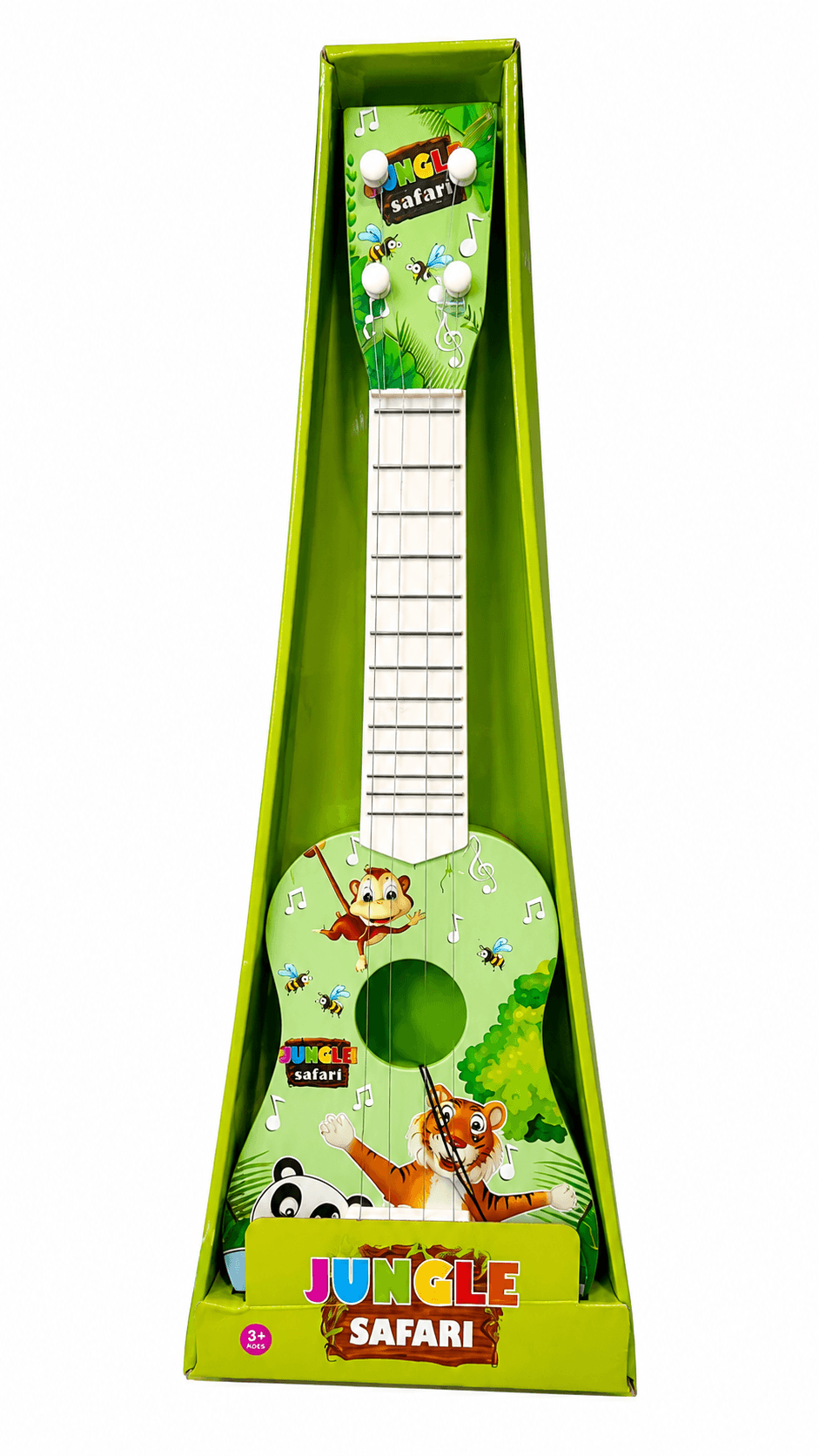 GURTOY® Jungle Safari Toy Guitar for Kids | Musical Learning Guitar Toy for Boys & Girls Age 3+