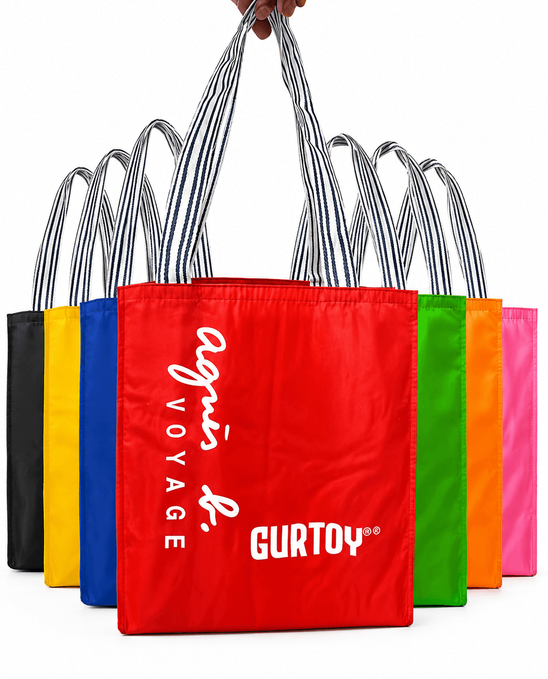 GURTOY® Red Reusable Non-Woven Tote Bag | Eco-Friendly Shopping Bag for Daily Use