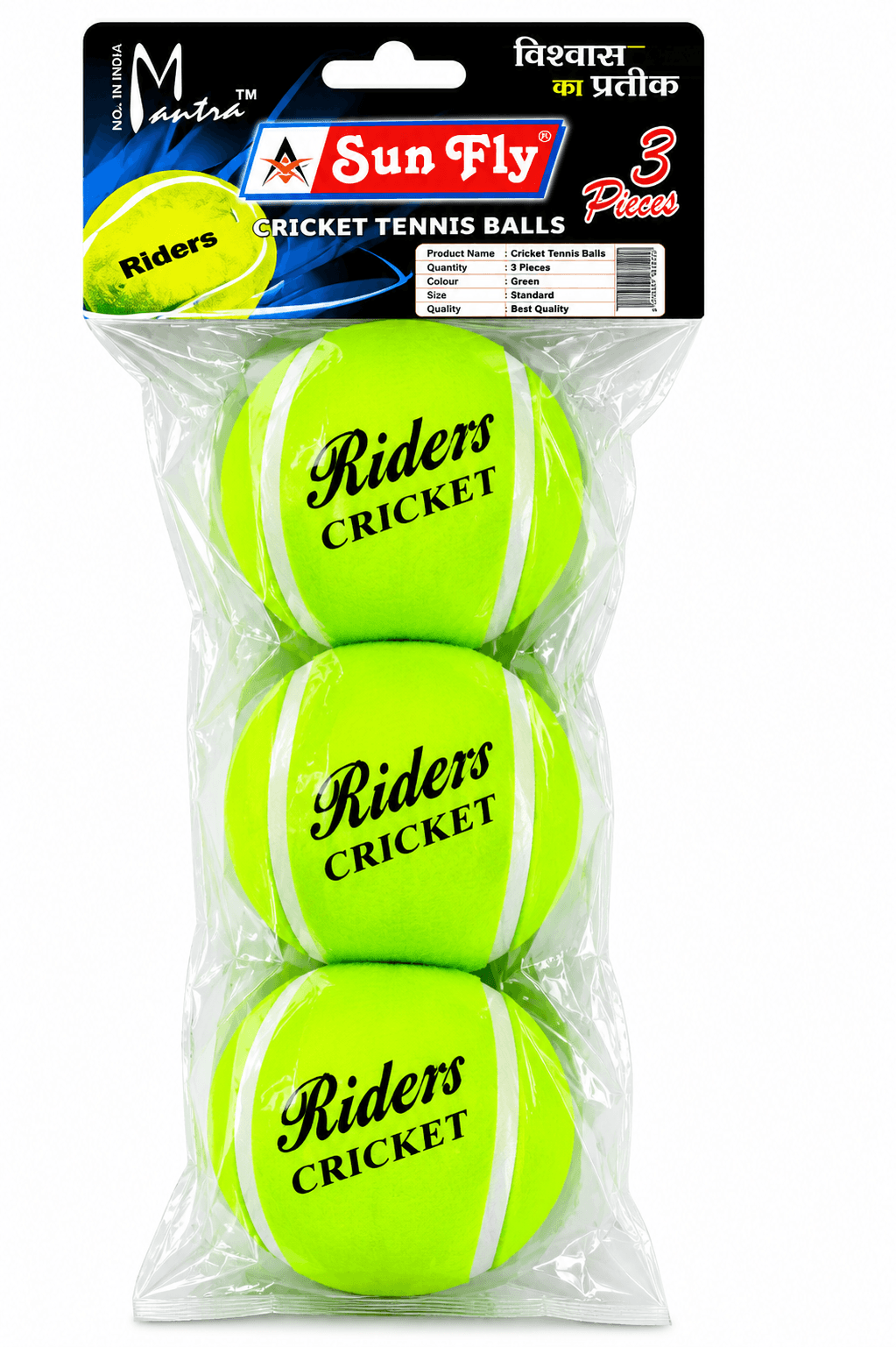 GURTOY® Cricket Tennis Balls Pack of 3 | Soft Practice Balls for Kids, Outdoor & Backyard Cricket