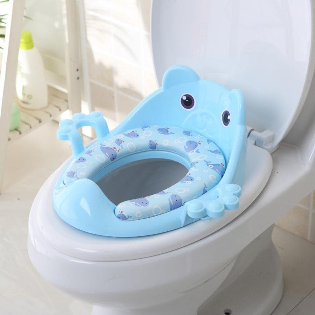 GURTOY® Soft Cushioned Baby Toilet Training Seat with Handles