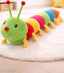 100 CM Soft Plush Caterpillar Toy for Kids – Rainbow Stuffed Animal