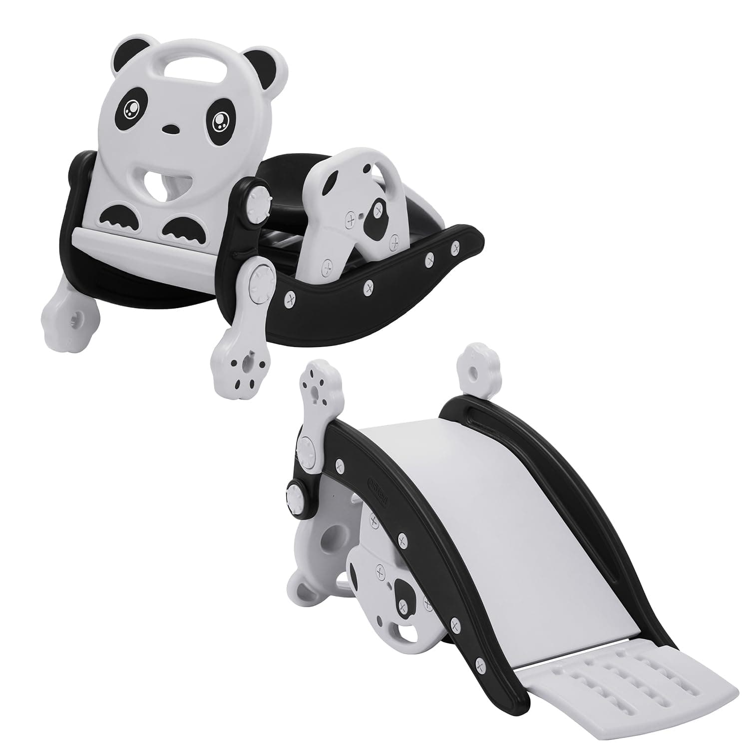 GURTOY® 2-in-1 Rocking Panda Slide for Kids with Detachable Seat