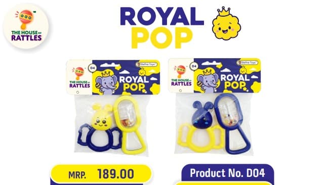 GURTOY® Baby Crown Sensory Rattle Set