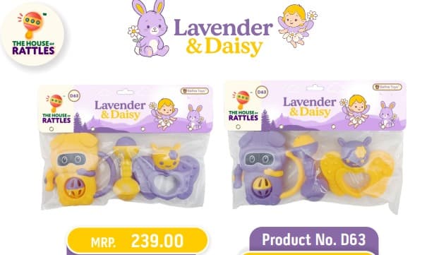 GURTOY® D63 Baby Rattle Gift Set bombastic