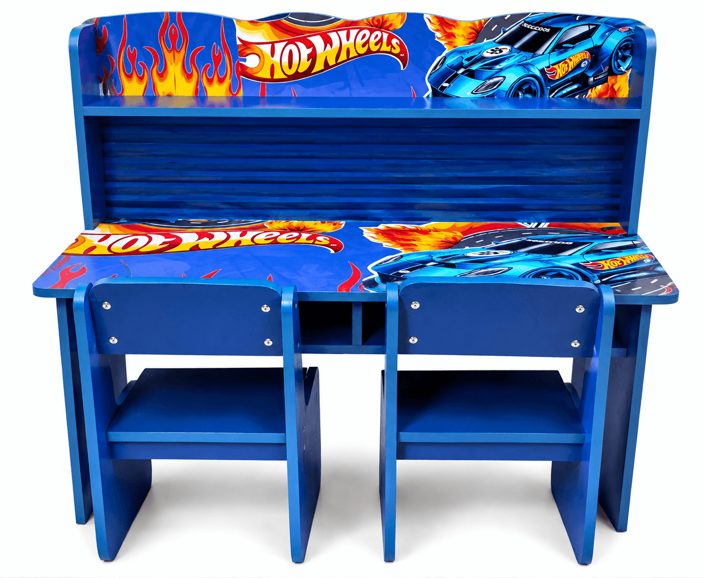 GURTOY® Hot Wheels Kids Study Table & Double Chair Set