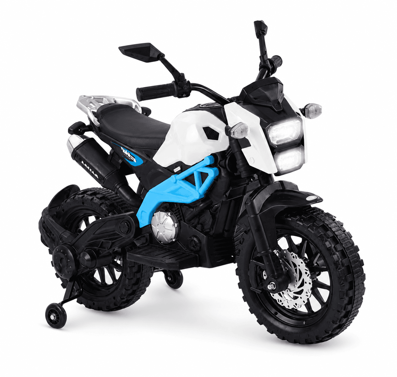 GURTOY® Kids Electric Sports Ride-On Motorcycle | Battery Operated Bike with LED Lights