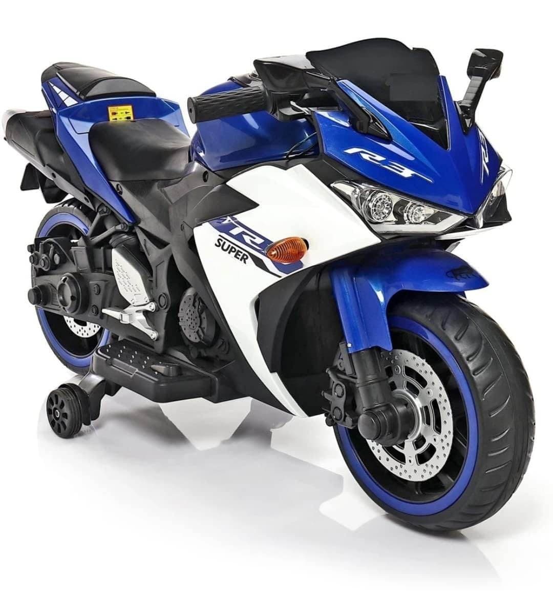 GURTOY® Kids Electric Sports Ride-On Bike | Battery Operated Motorcycle with LED Lights