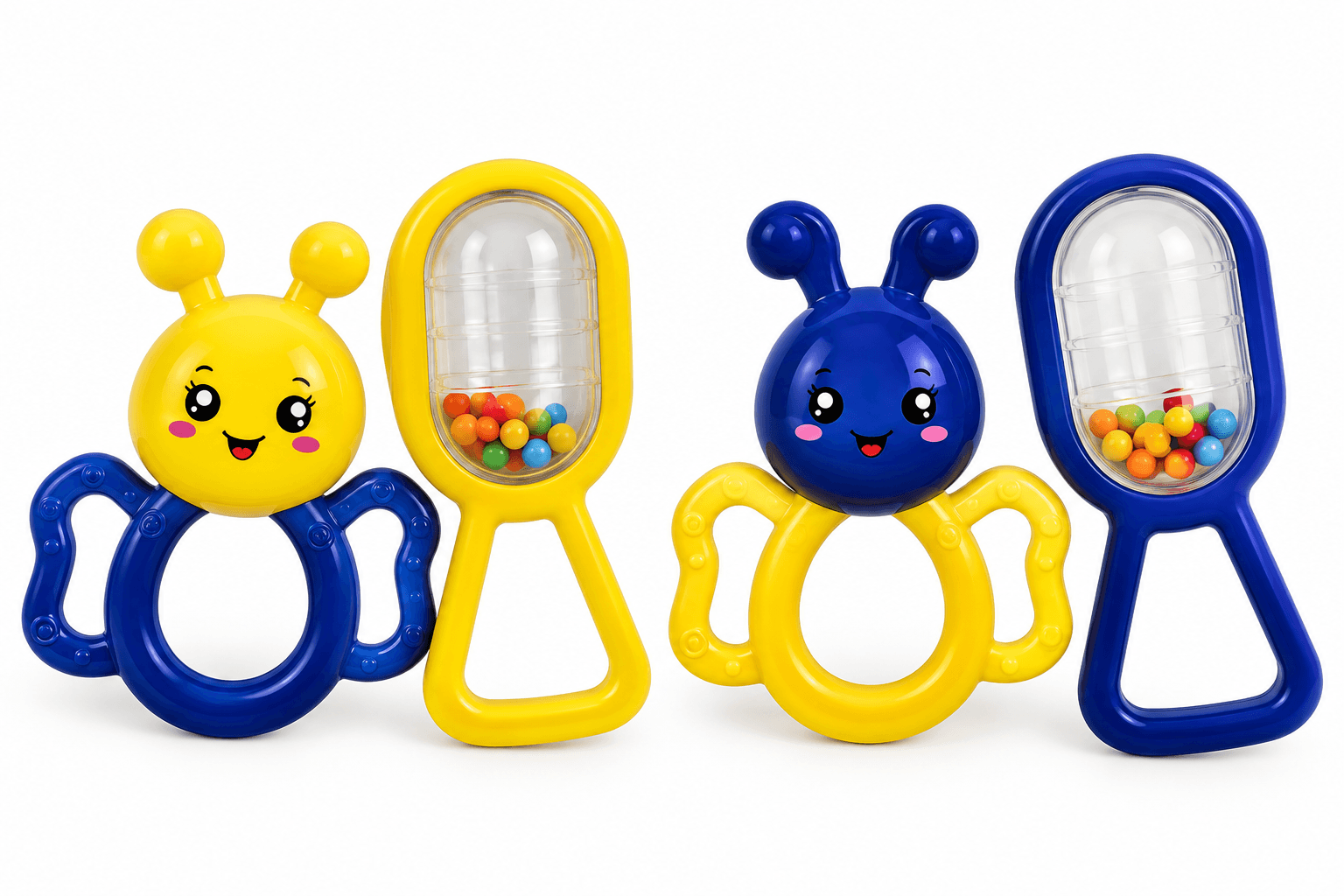 GURTOY® Royal Pop Baby Rattle Toy Set