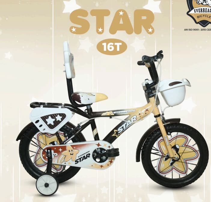 GURTOY® 16 Inch Kids Bicycle for Girls | Stylish Children Cycle with Training Wheels, Basket & Safety Features