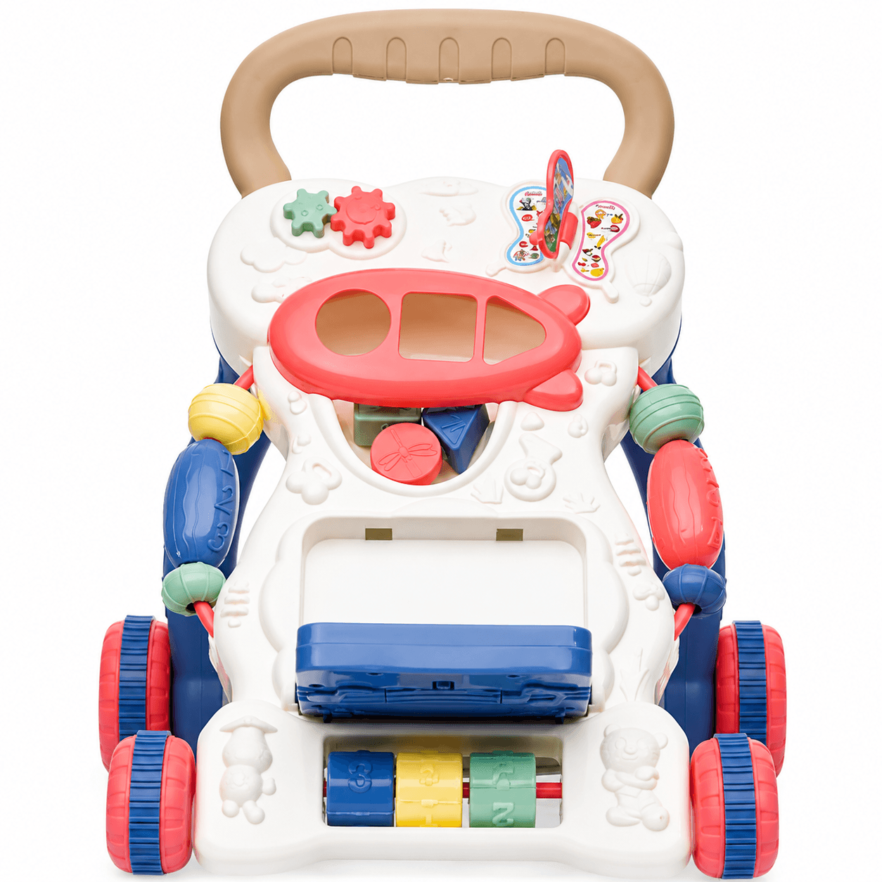 GURTOY® Baby Walker with Learning Activity Center, Musical Toy & Push Walker for Kids