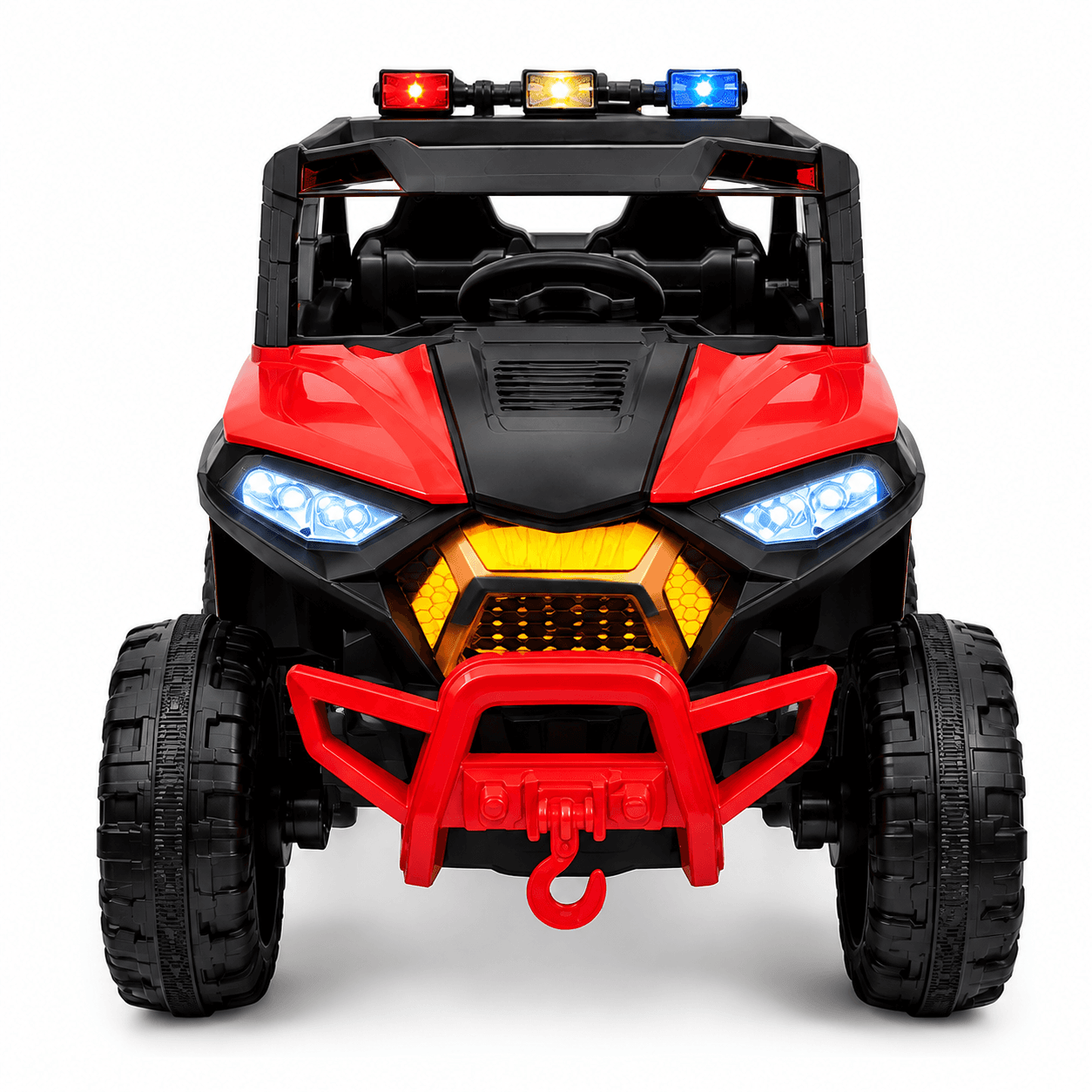 GURTOY® Electric Ride On UTV Jeep for Kids with Remote Control, LED Lights & 12V Battery
