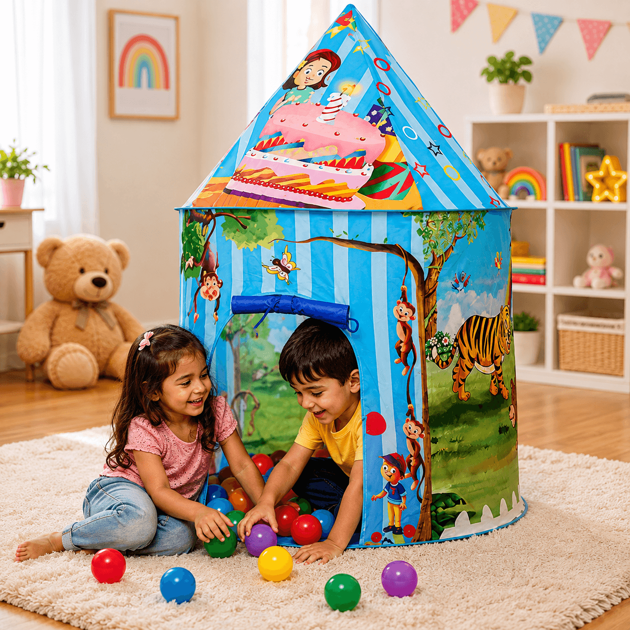 GURTOY® Kids Play Tent House for Boys & Girls