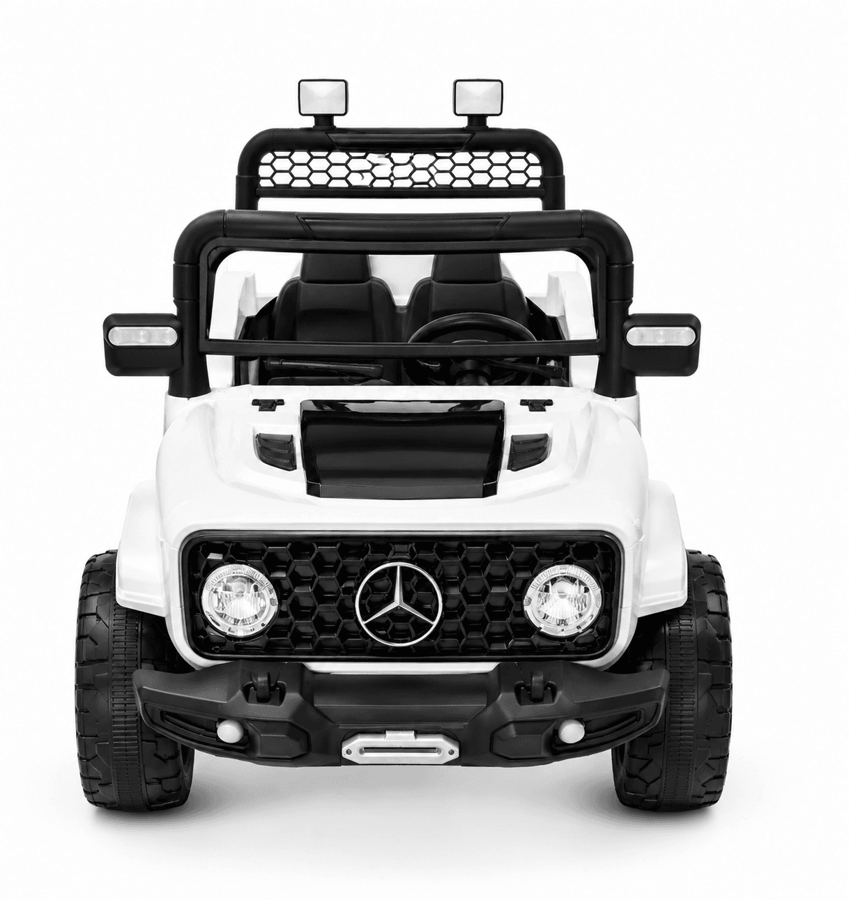 GURTOY® Electric Ride On Jeep for Kids | Battery Operated 2 Seater Car with LED Lights, Music, Remote Control & Premium Design