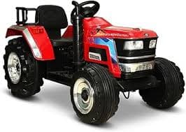 GURTOY Battery Operated Ride-On Tractor for Kids with Music & LED Lights