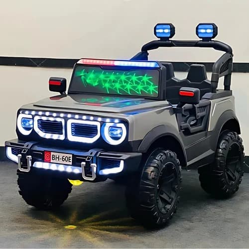 GURTOY BH-60E Electric Ride-On Jeep for Kids with Remote Control