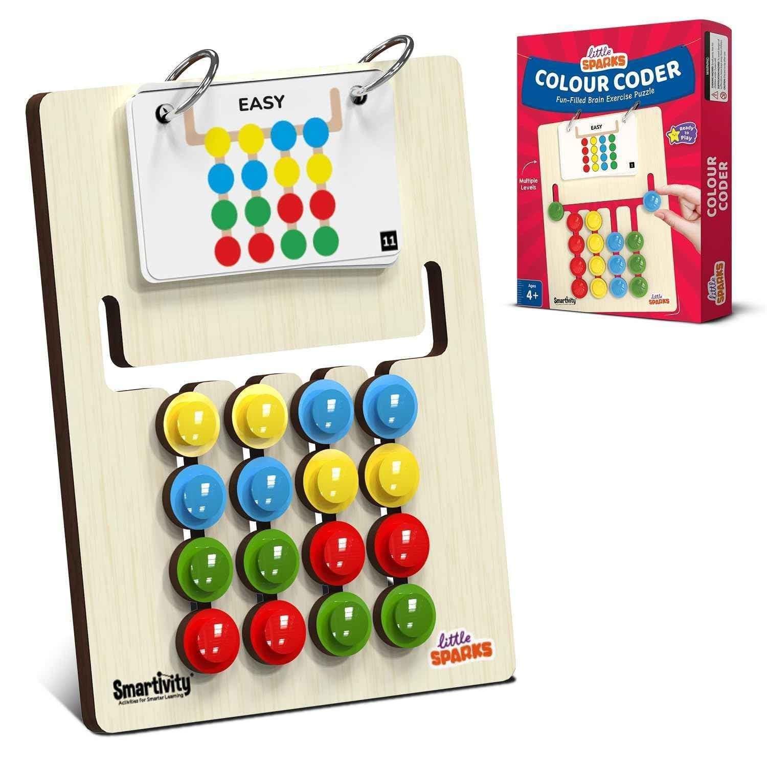 GURTOY® Colour Coder Puzzle Game for Kids – Educational Colour Matching & Logic Brain Development Toy