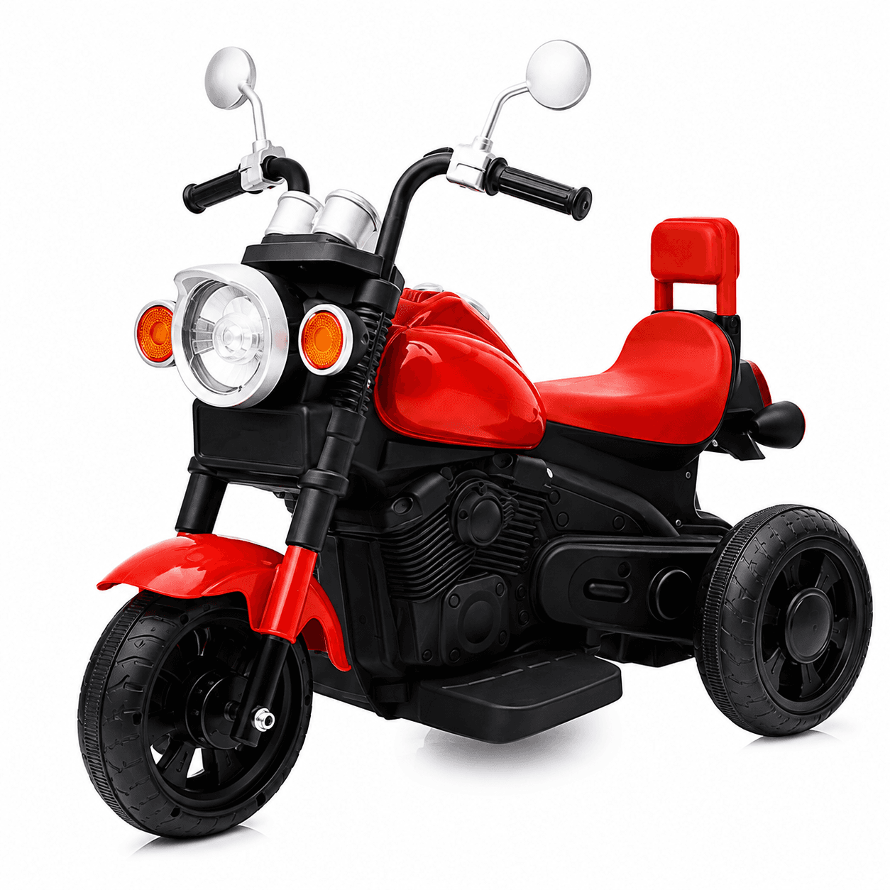 GURTOY® Premium Battery Operated Motorcycle Bike for Kids with LED Lights & Music