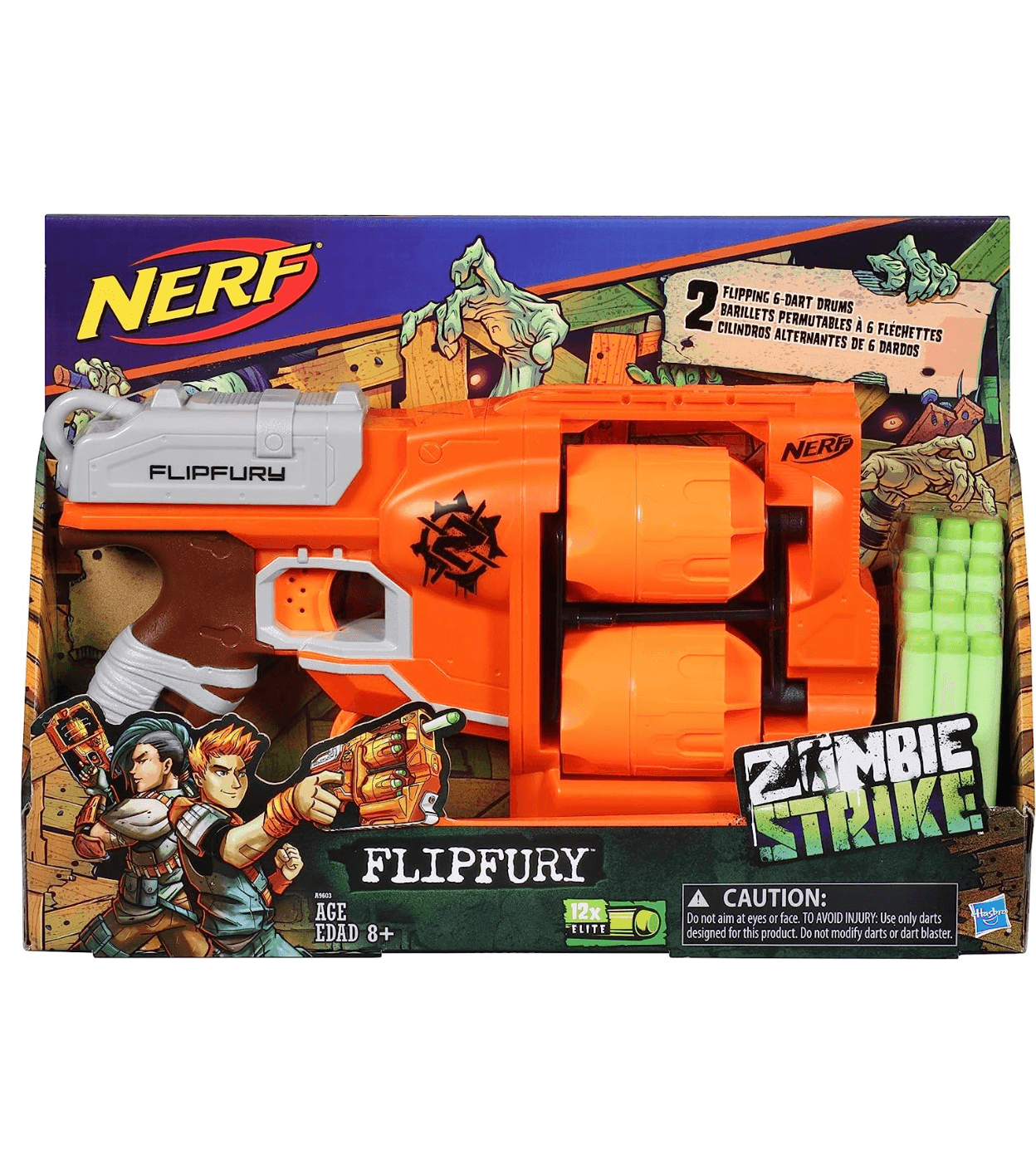 Nerf - A9603EU41 - Zombie Flipfury - Jeux & Jouets Nerf - A9603EU41 - Zombie Flipfury - Jeux & Jouets